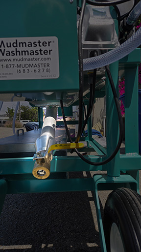 Washmaster Commercial drain valve – quick mud release, EPA-compliant, easy cleanup